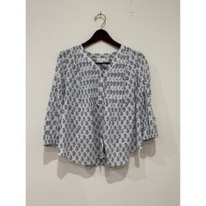 J Jill Women’s Floral Blouse Women’s Size XS